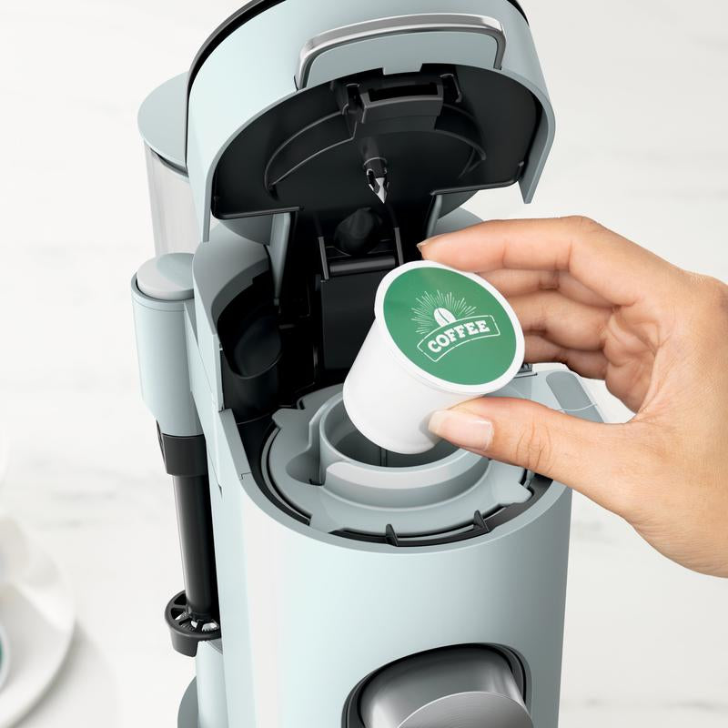 Ninja PB051 Pods & Grounds Specialty Single-Serve Coffee Maker, K-Cup Pod Compatible, Built-In Milk Frother, 6-Oz. Cup to 24-Oz. Travel Mug Sizes, Iced Coffee Maker