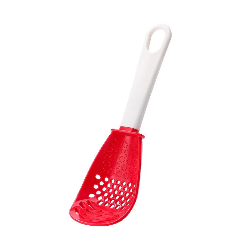 Multifunctional Cooking Spoons Grinding Cooking Spoons Mashing Draining Funnel Egg Stirrer Potato Mashing Frying Spatula