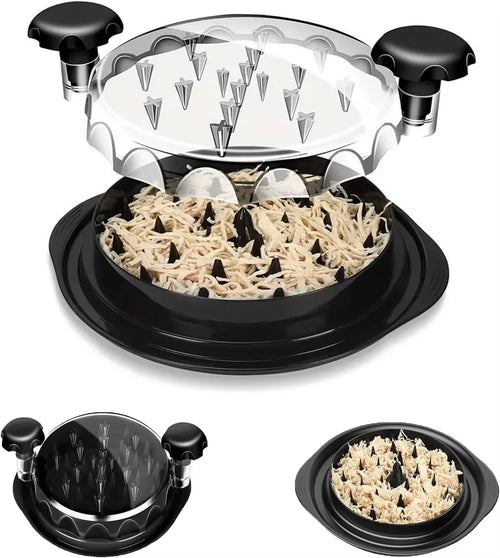 Chicken Chopper Chicken Chopper with Transparent Dsplay Cover Non-Slip Base Suitable for Dishwasher Meat Shredder