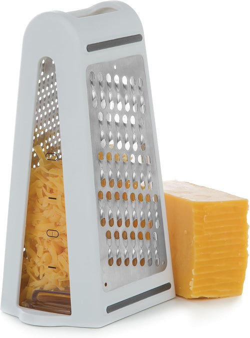Prep Solutions 2-Way Grate & Measure, White