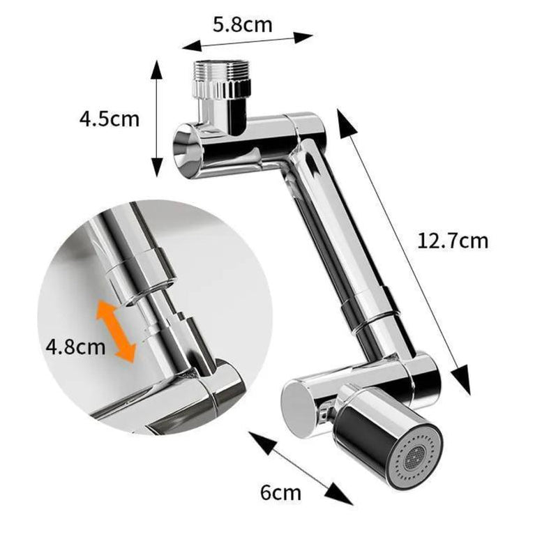 Scalable Metal Faucet Aerator - Compatible with Various Faucets, Versatile for Kitchen Use