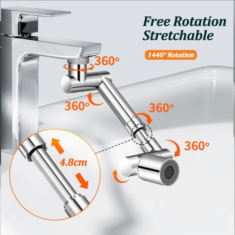 Scalable Metal Faucet Aerator - Compatible with Various Faucets, Versatile for Kitchen Use