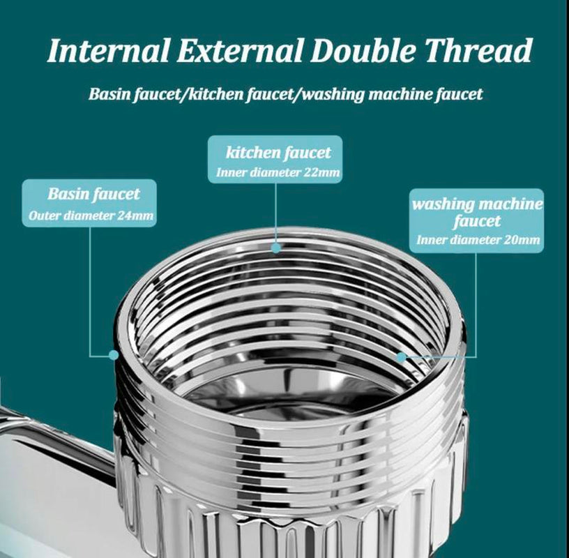 Scalable Metal Faucet Aerator - Compatible with Various Faucets, Versatile for Kitchen Use