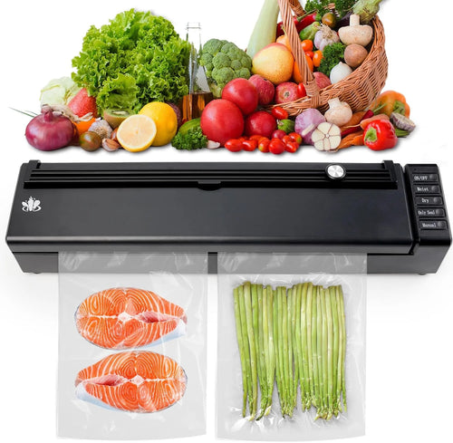 Vacuum Sealer Machine, Cordless Rechargeable Food Vacuum Sealer for Dry/Moist Food Storage