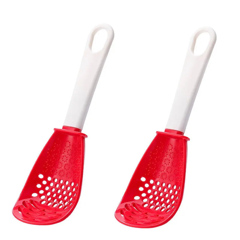 Multifunctional Cooking Spoons Grinding Cooking Spoons Mashing Draining Funnel Egg Stirrer Potato Mashing Frying Spatula