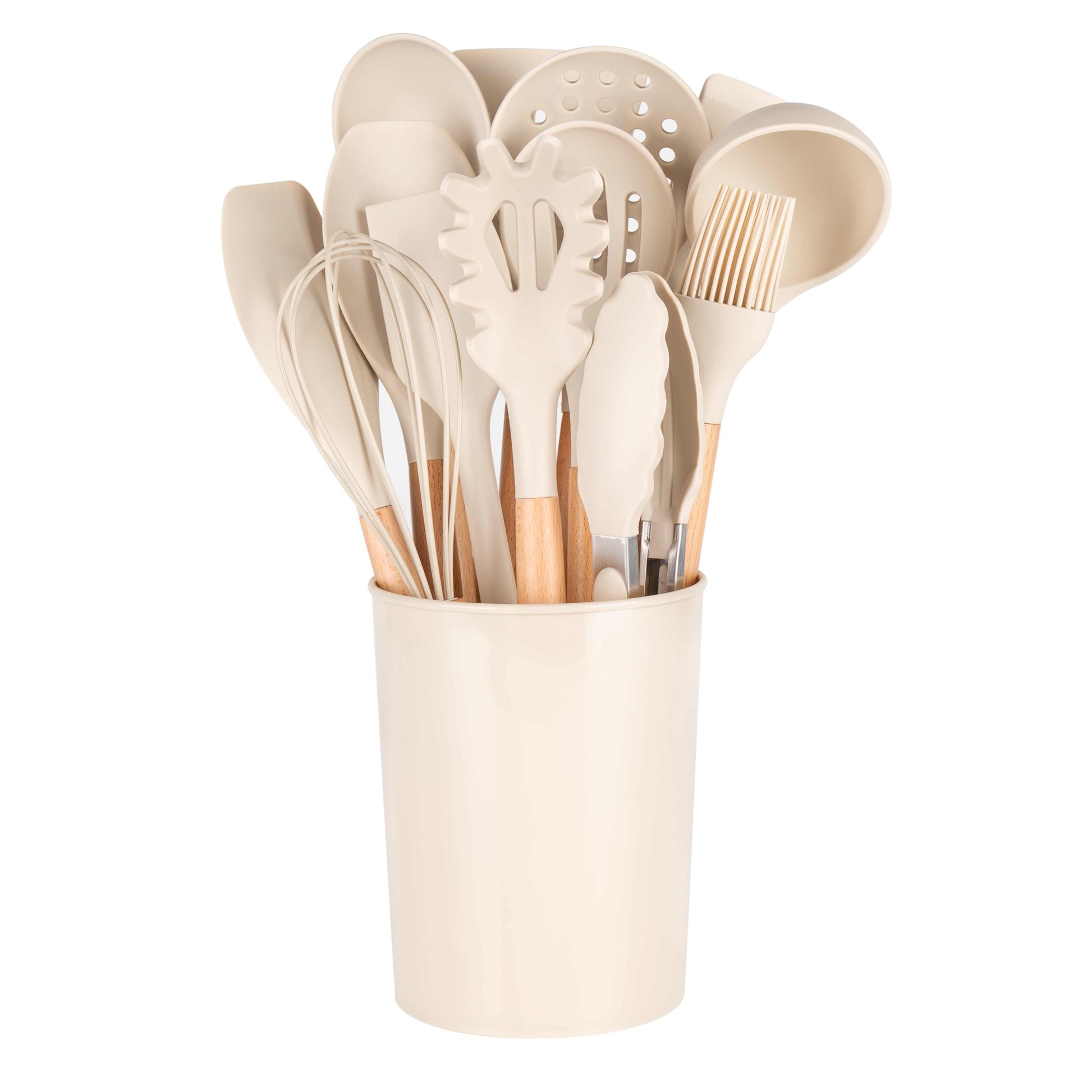 Mainstays kitchen Cooking Utensil Set with Caddy makes cooking easier