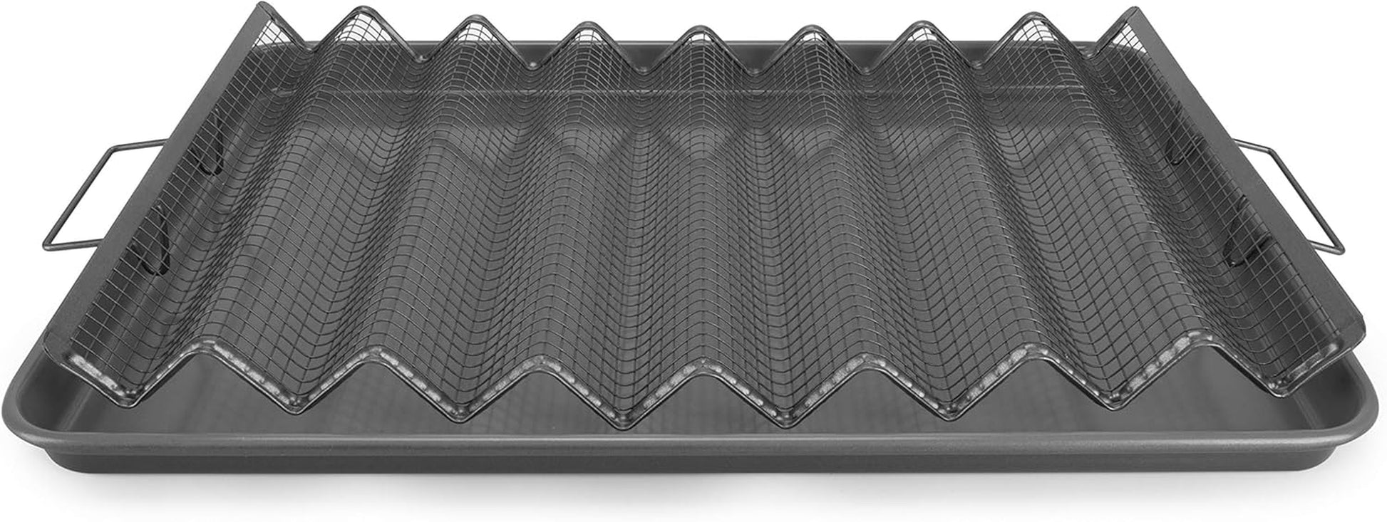 Texas Oven Crisper Tray Set Grey, Large