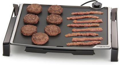 XL 07073 Electric Tilt-N-Fold Griddle, 19", Black
