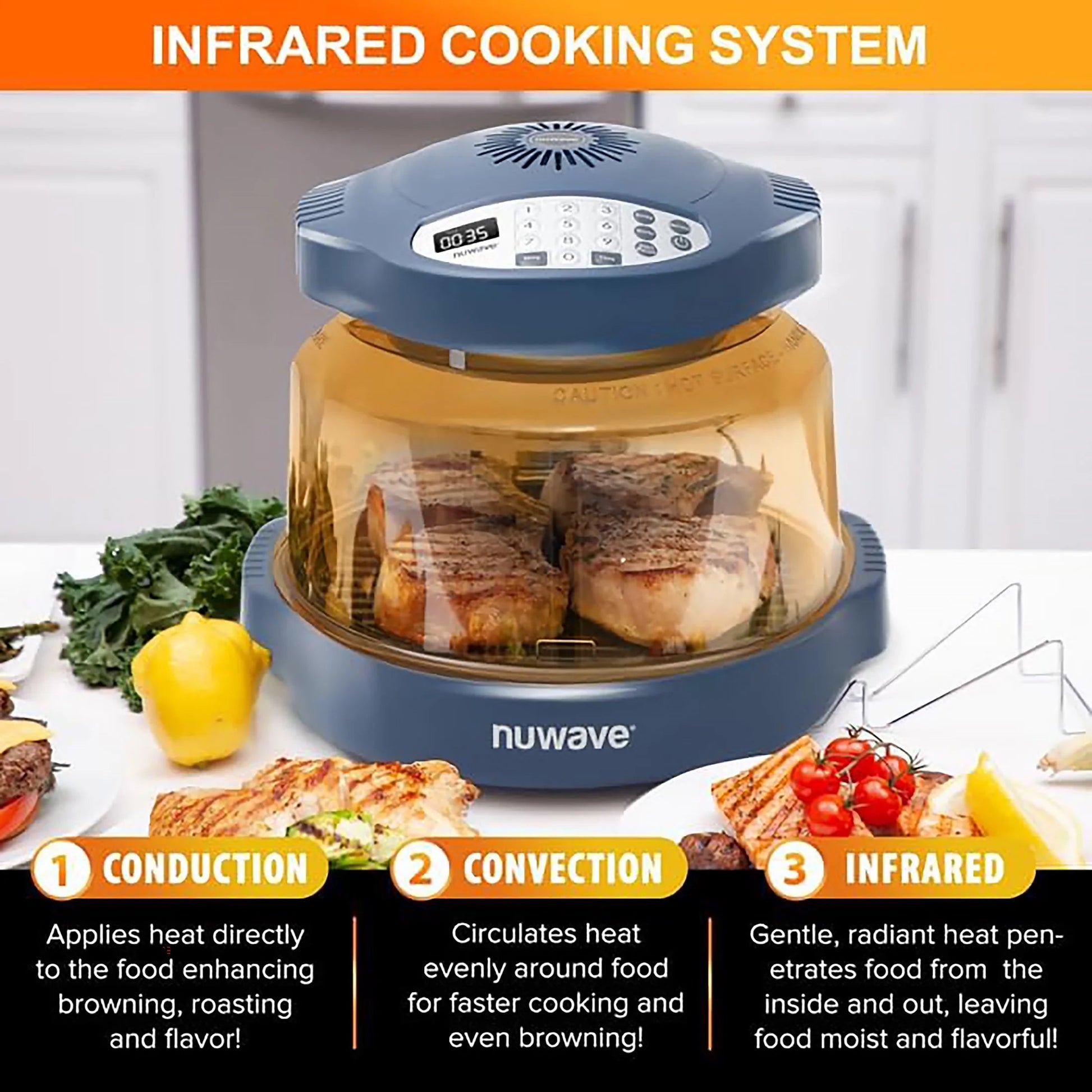 Pro plus 2 Air Fryer Infra Red Oven Cook Healthy 360 Surround Cooking