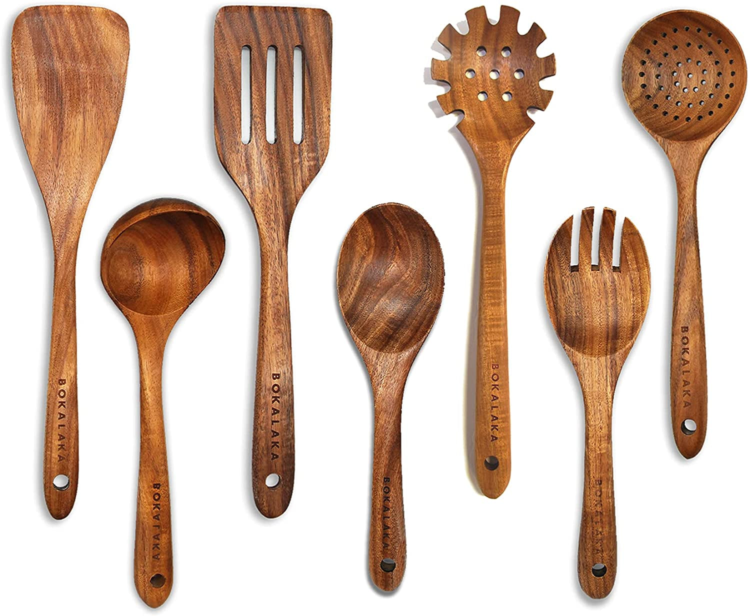 Piece Wooden Spoons for Cooking Wooden Utensils for Cooking