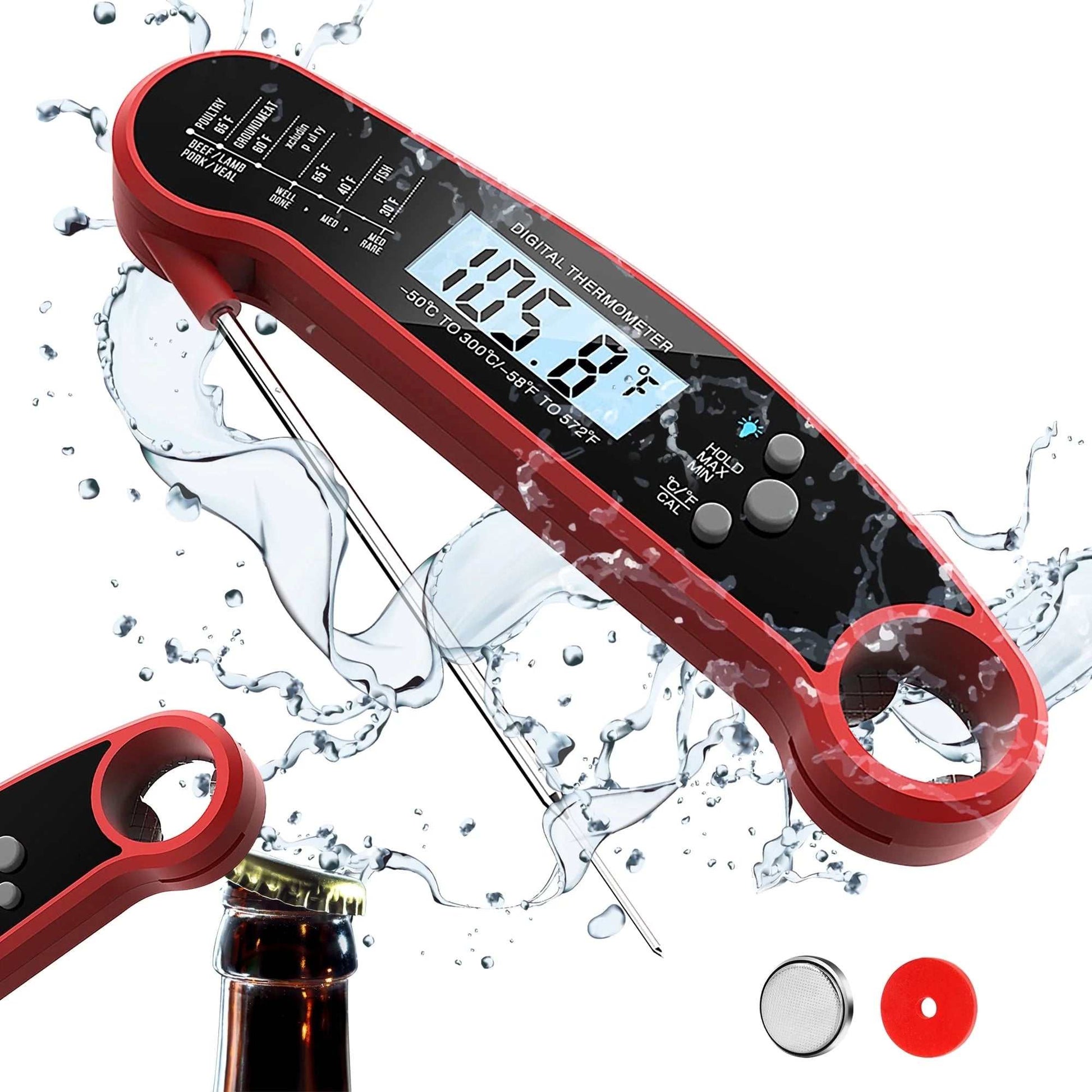 Digital Meat Thermometer Instant Read Food for BBQ Grilling Cooking