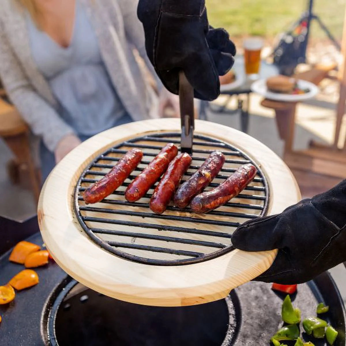 Inch Brand Metal smokeless Fire Pit Griddle smokeless Brand fire pit