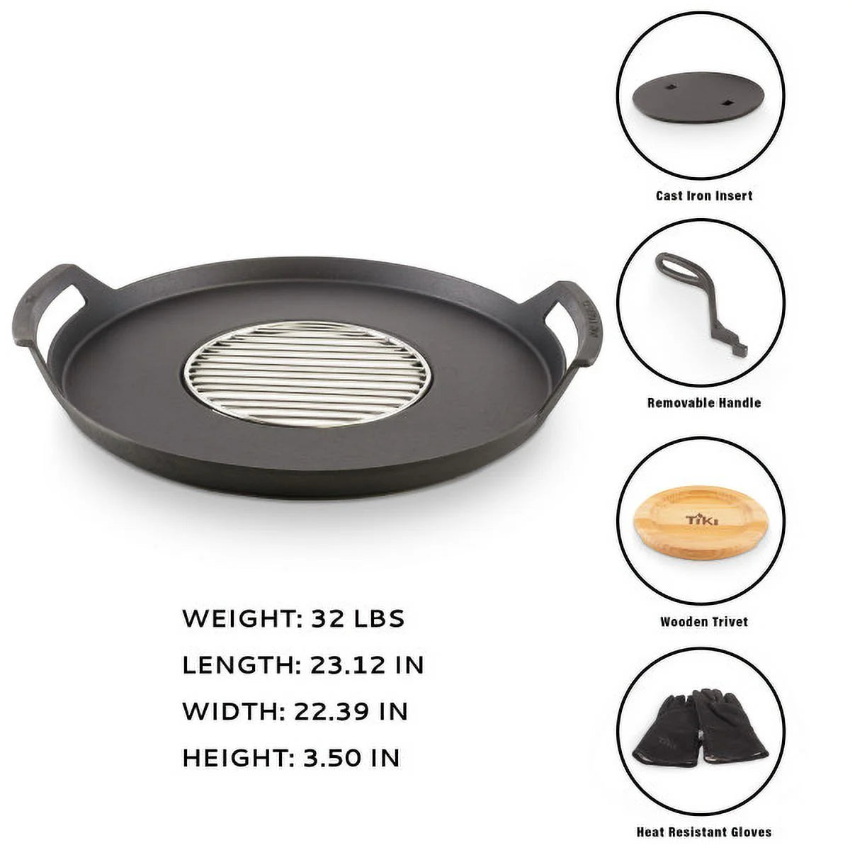 Inch Brand Metal smokeless Fire Pit Griddle smokeless Brand fire pit