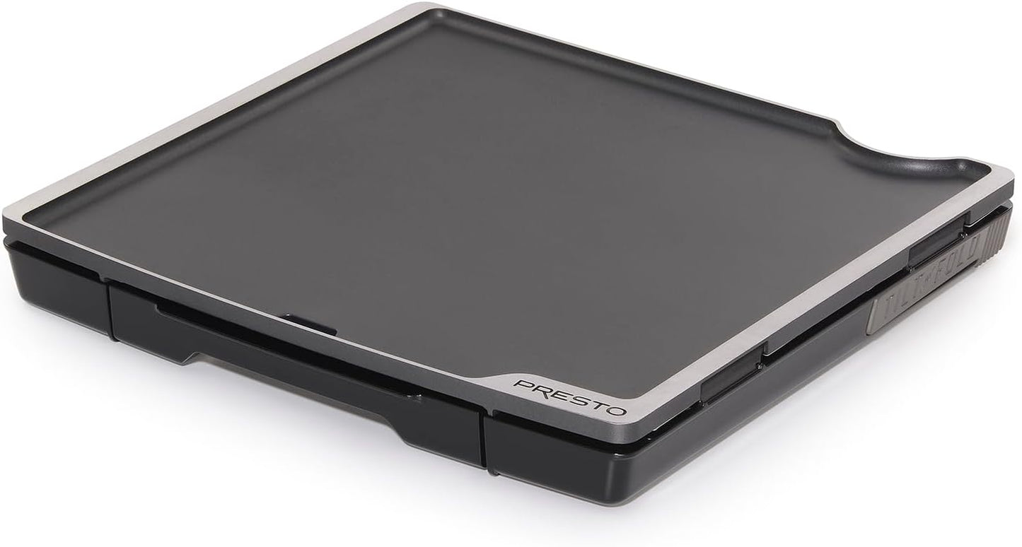 XL 07073 Electric Tilt-N-Fold Griddle, 19", Black