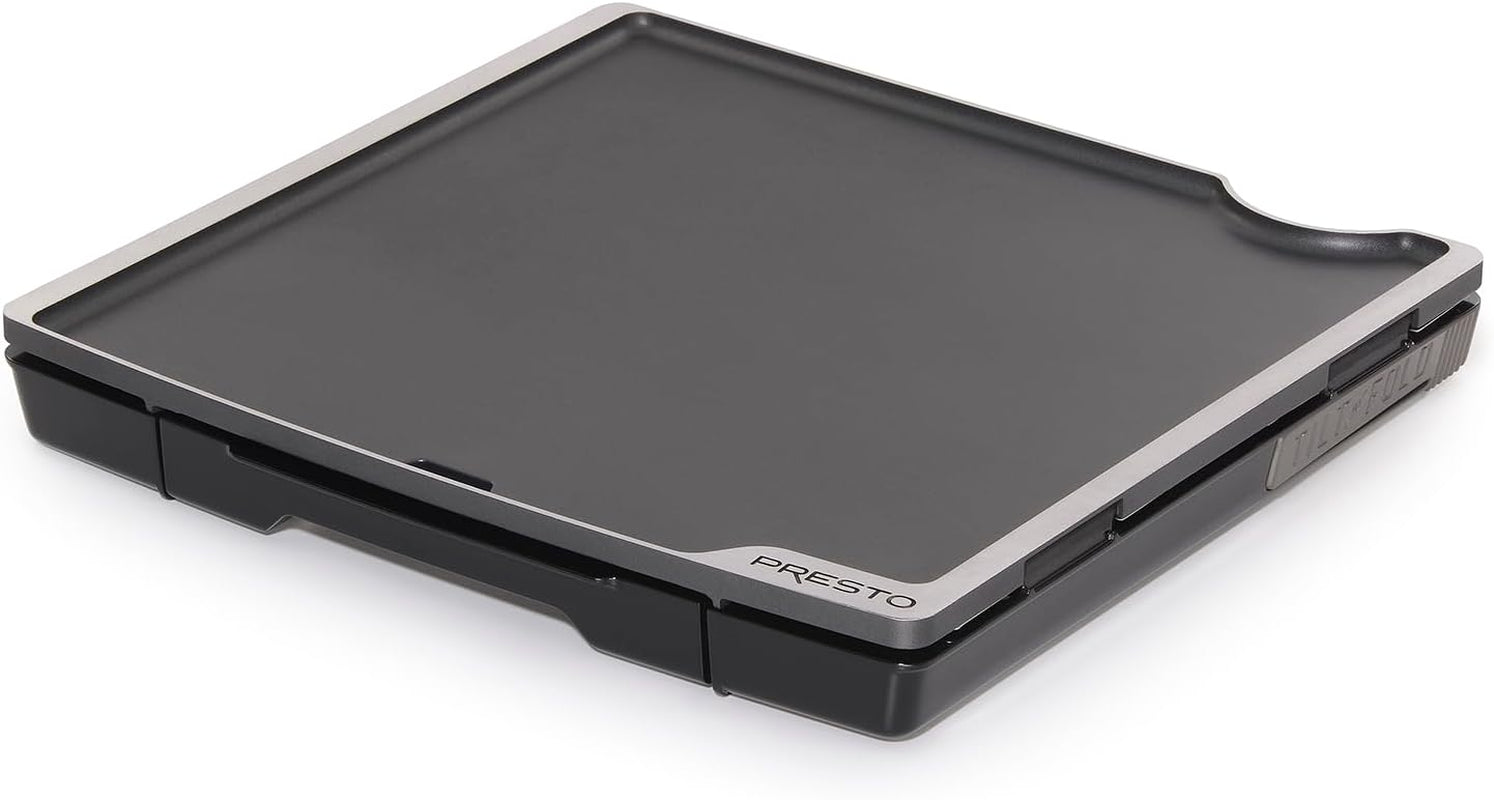 XL 07073 Electric Tilt-N-Fold Griddle, 19", Black