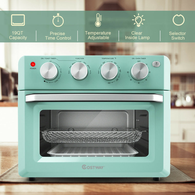 Qt Convection Air Fryer Toaster Oven 7 in 1 Versatile Air Fryer Oven