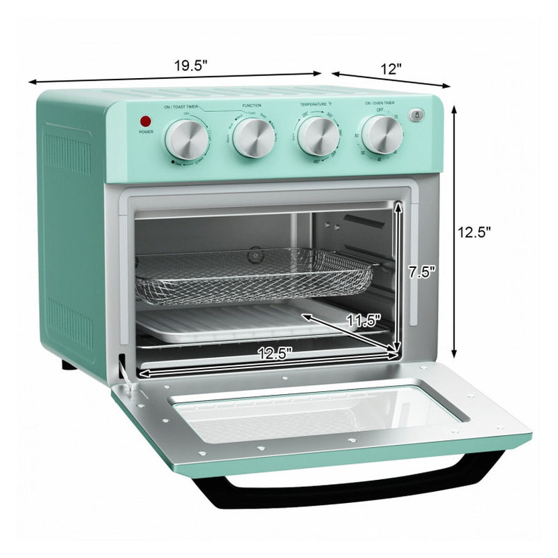Qt Convection Air Fryer Toaster Oven 7 in 1 Versatile Air Fryer Oven