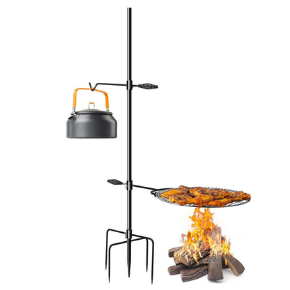 Swivel Campfire Grill Grate with Kettle Hook eBayCampfire Grill steel