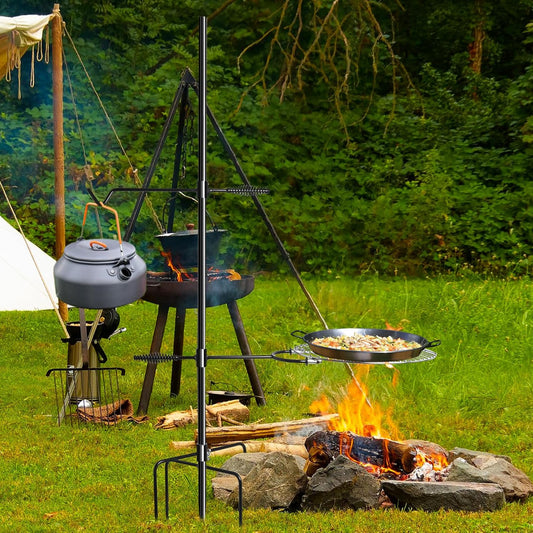Swivel Campfire Grill Grate with Kettle Hook eBayCampfire Grill steel