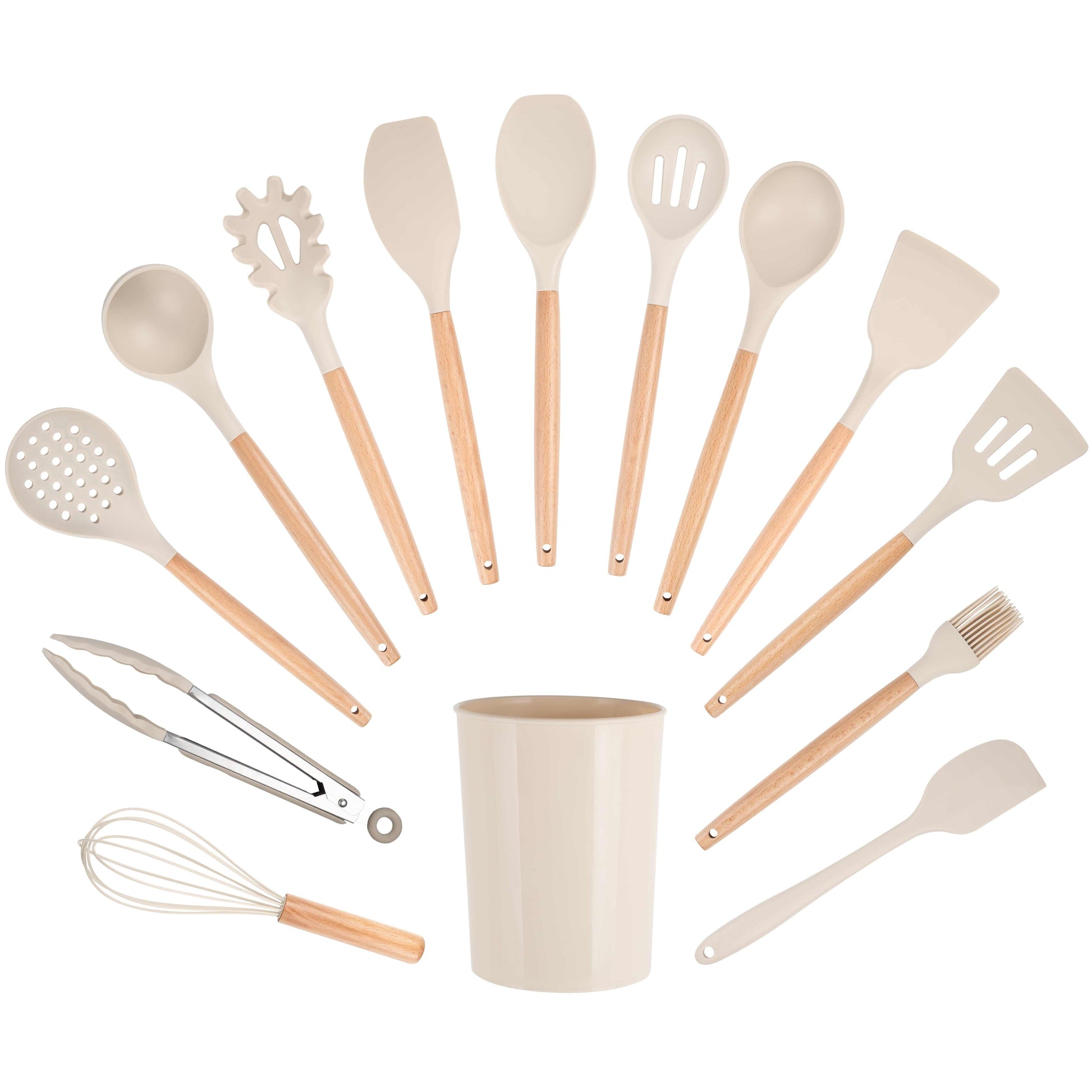 Mainstays kitchen Cooking Utensil Set with Caddy makes cooking easier