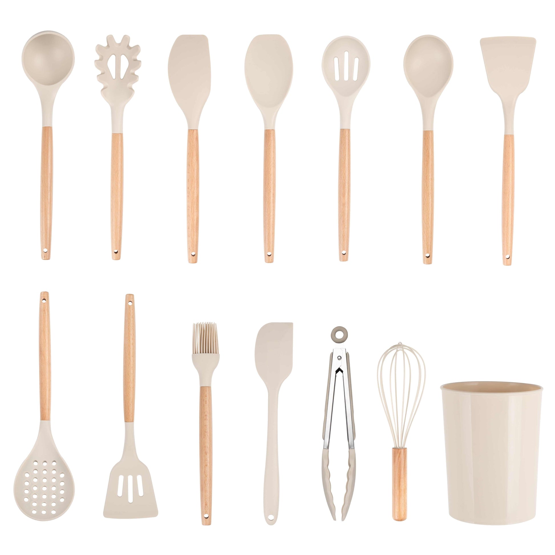 Mainstays kitchen Cooking Utensil Set with Caddy makes cooking easier
