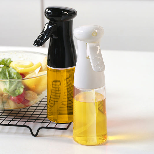 Professional Olive Oil Sprayer Dispenser, 7Oz/210Ml - Versatile Cooking Spray Bottle for Baking, Salad, Air Frying, and Roasting (Black)