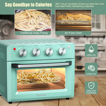 Qt Convection Air Fryer Toaster Oven 7 in 1 Versatile Air Fryer Oven