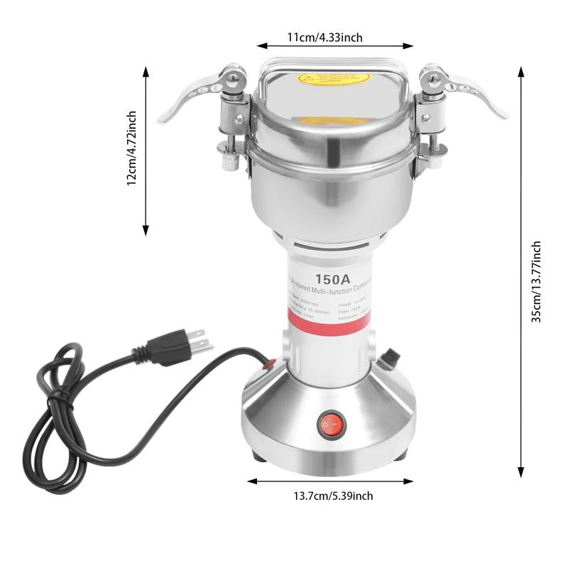 Electric Grain Grinder，Home & Kitchen Must-Have for Grinding Grains, Herbs & Spices - Easy Operation & Cleanup