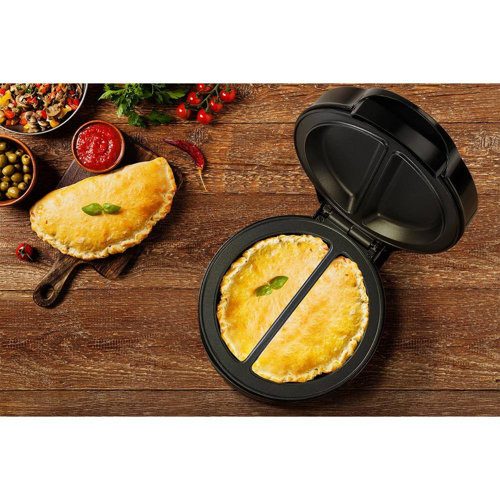 Egg Black and Stainless Steel upper housing 2 Section Omelet Maker