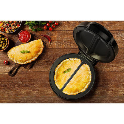 Egg Black and Stainless Steel upper housing 2 Section Omelet Maker