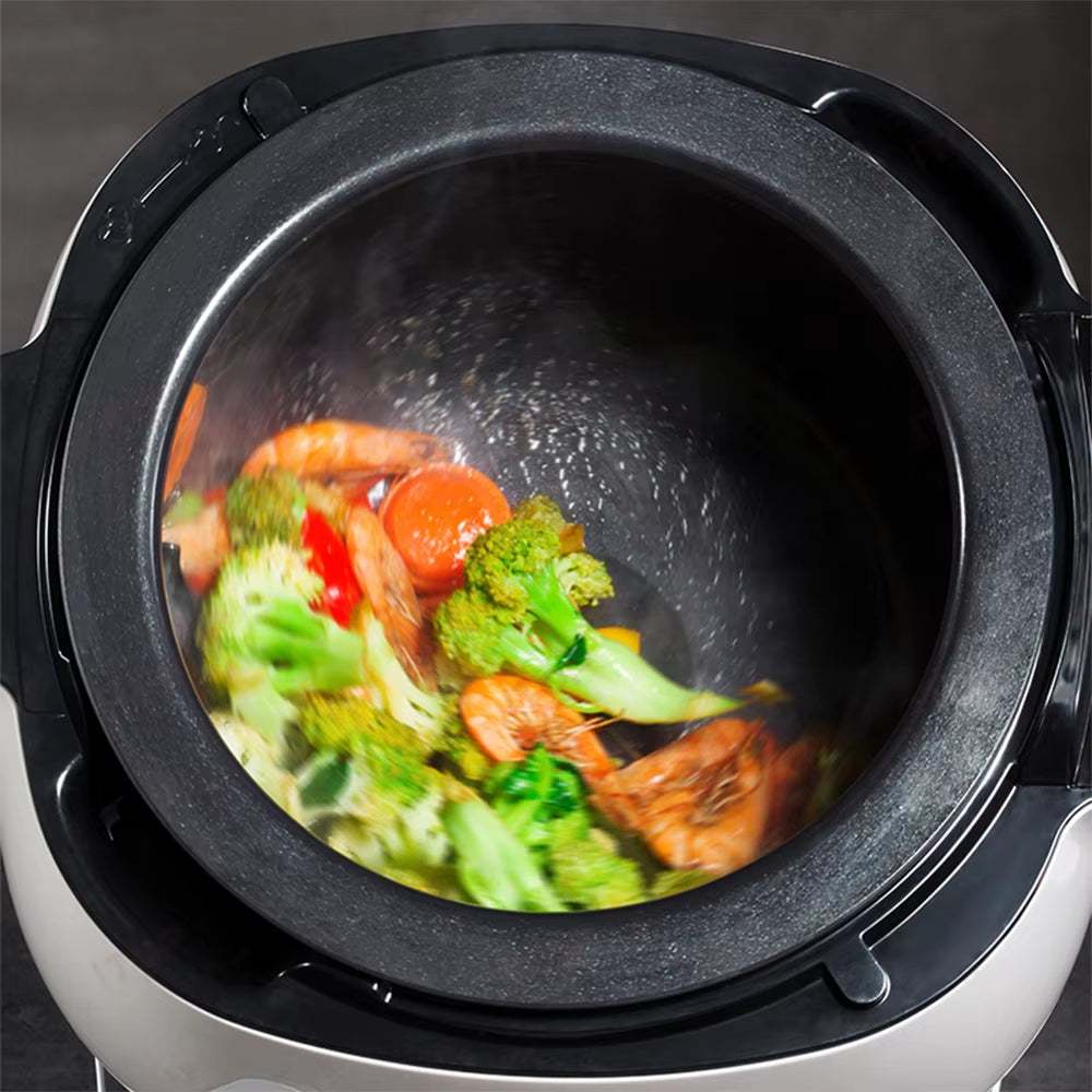 Multifunctional Cooking Machine Home Commercial Drum Type Cooking Pot Fully Automatic Intelligent Cooking Robot 110V 220V