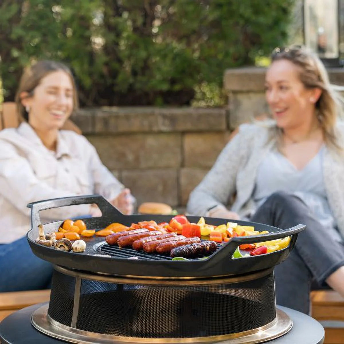 Inch Brand Metal smokeless Fire Pit Griddle smokeless Brand fire pit