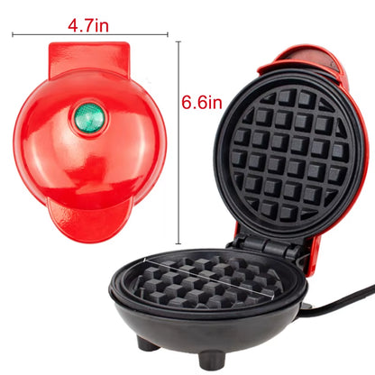 110V&220V Electric Mini Waffles Maker Machine Kitchen Cooking Appliance for Kids Breakfast Dessert Pot Small Fried Eggs