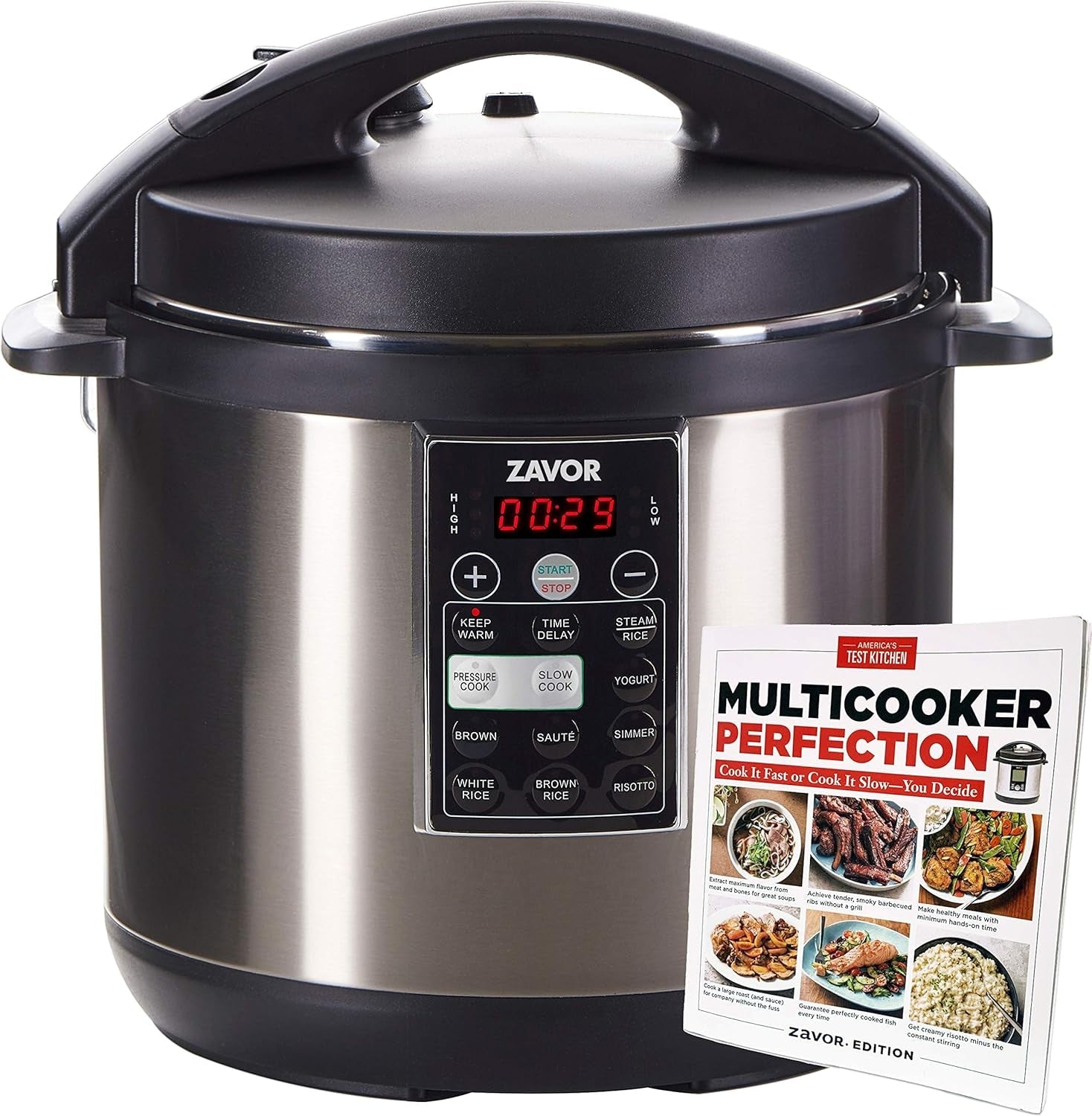 Quart Multi Cooker with America's Test Kitchen Multicooker Perfection