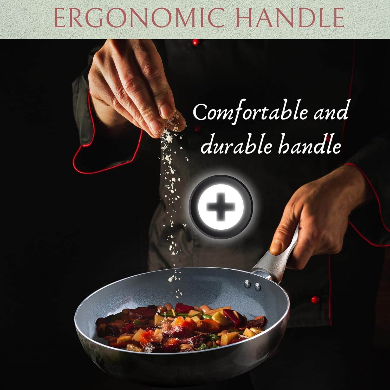 Piece Nonstick Cookware Set with Lids lightweight aluminum Bakelite