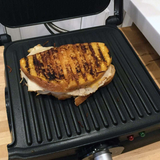 Panini Press Indoor Grill & Gourmet Sandwich Maker Effortless Grilling